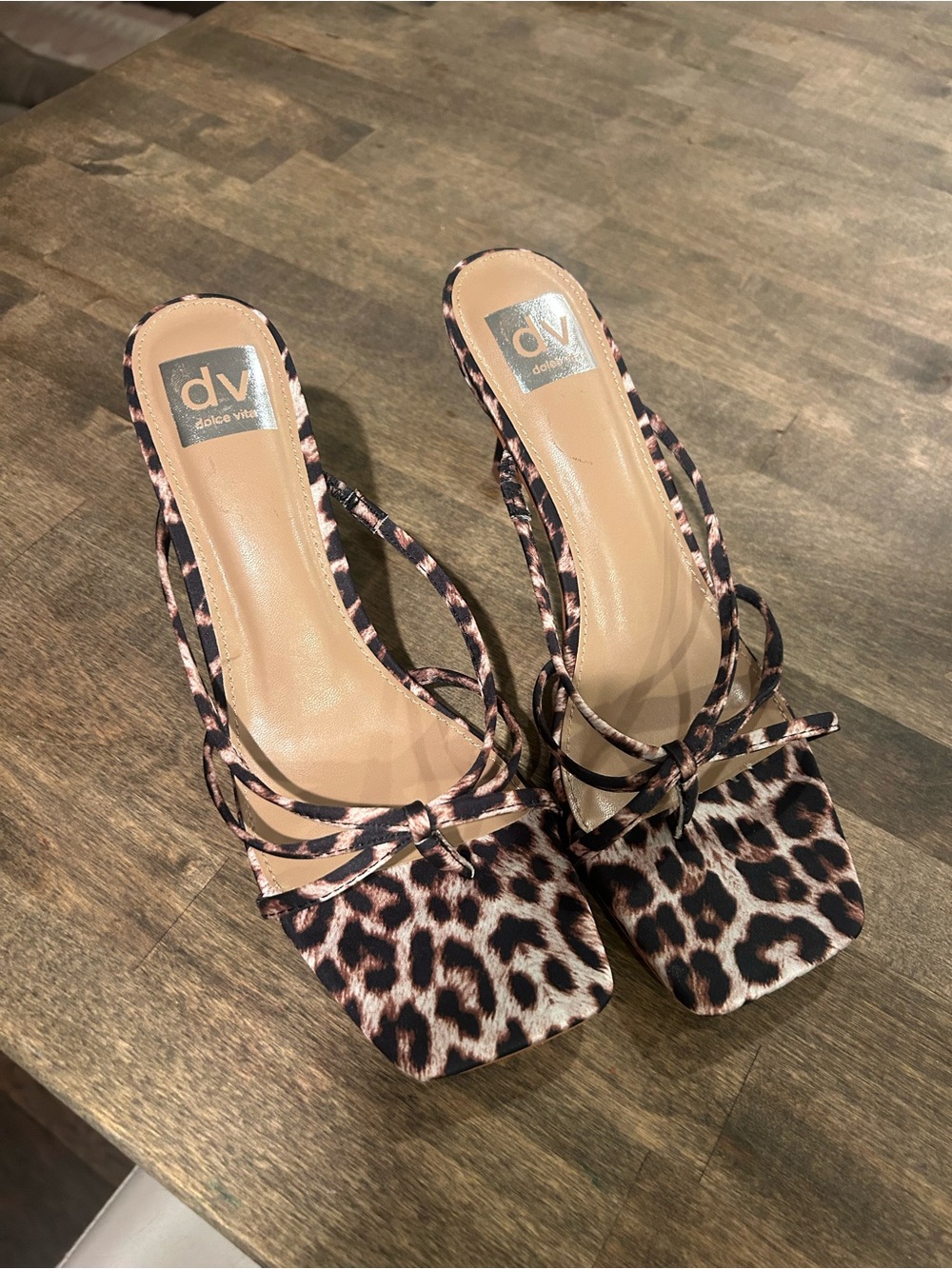 Dolce Vida Leopard Kitten Heels